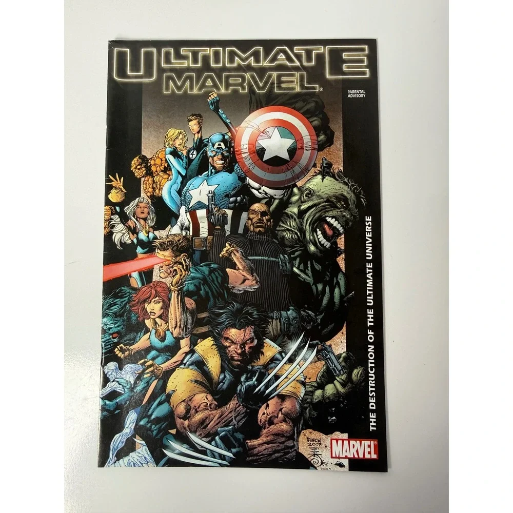 Ultimate Marvel The Destruction of the Ultimate Universe 2007 David Finch Cover
